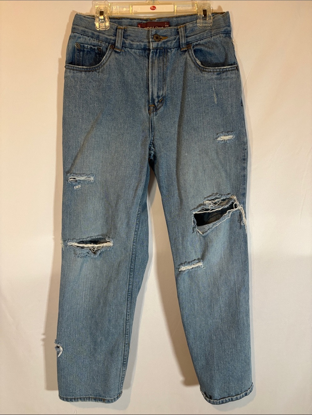 Levi's Light Blue Kids Distressed Jeans